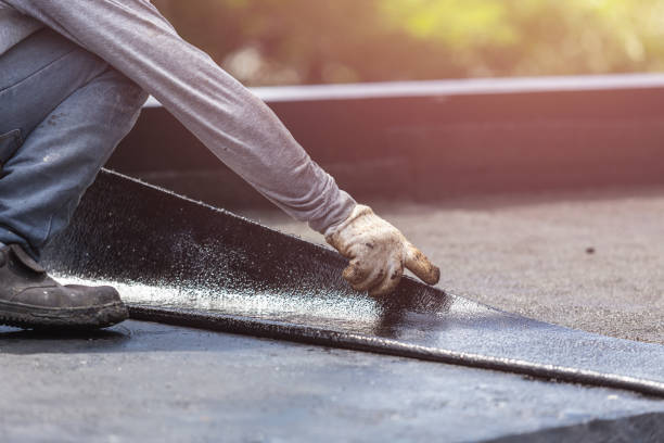 Professional Exterior Waterproofing technician working in Berkley, MI
